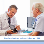 Skubi konsultacija pas med. m. dr. P.Bosą (per 3 darbo dienas) Urologo konsultacija Vilniuje