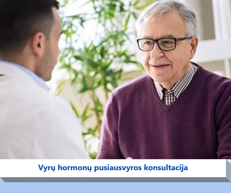 Vyrų hormonų pusiausvyros konsultacija